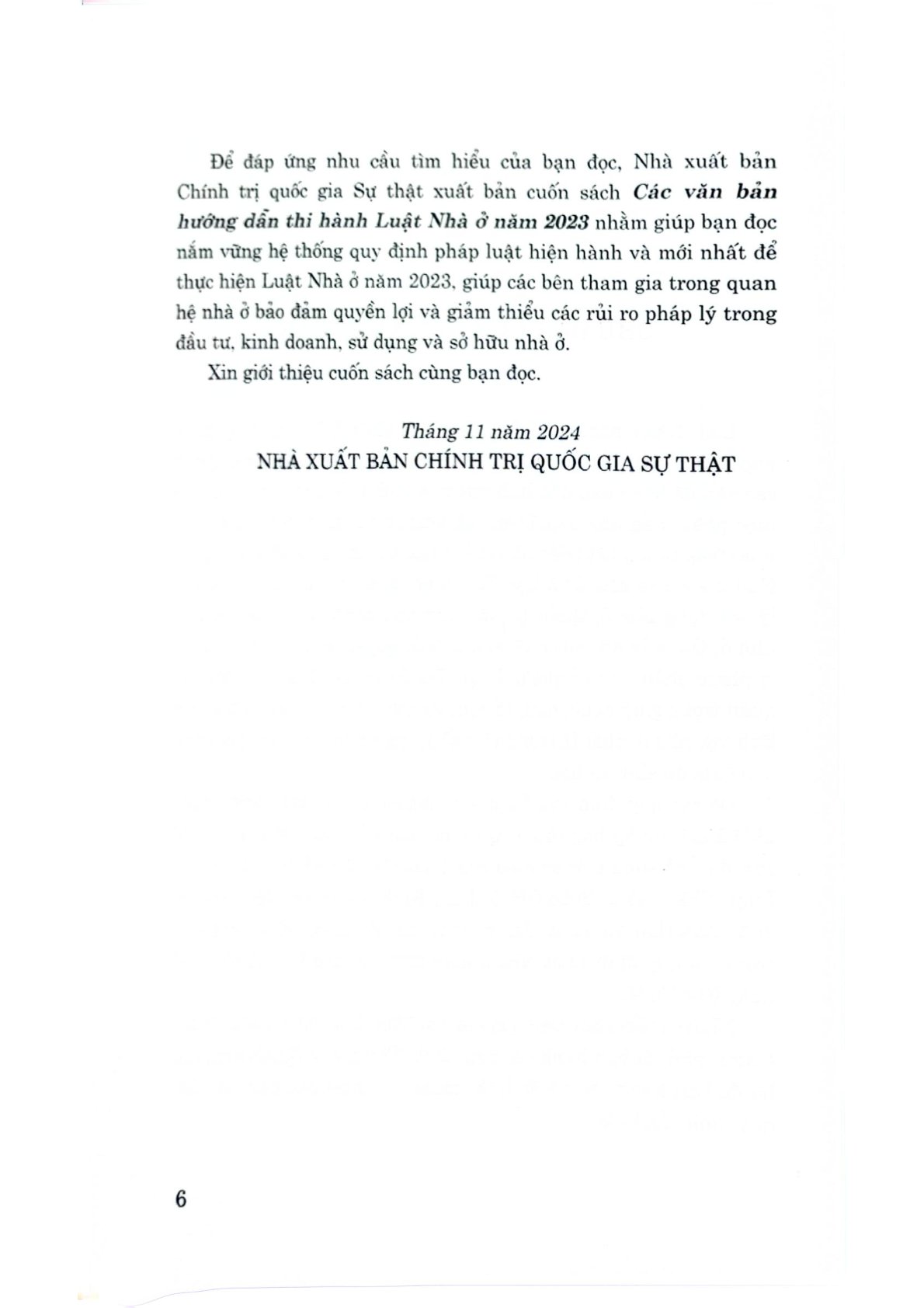 Các Văn Bản Hướng Dẫn Thi Hành Luật Nhà Ở Năm 2023 - Quốc hội (CTQG)