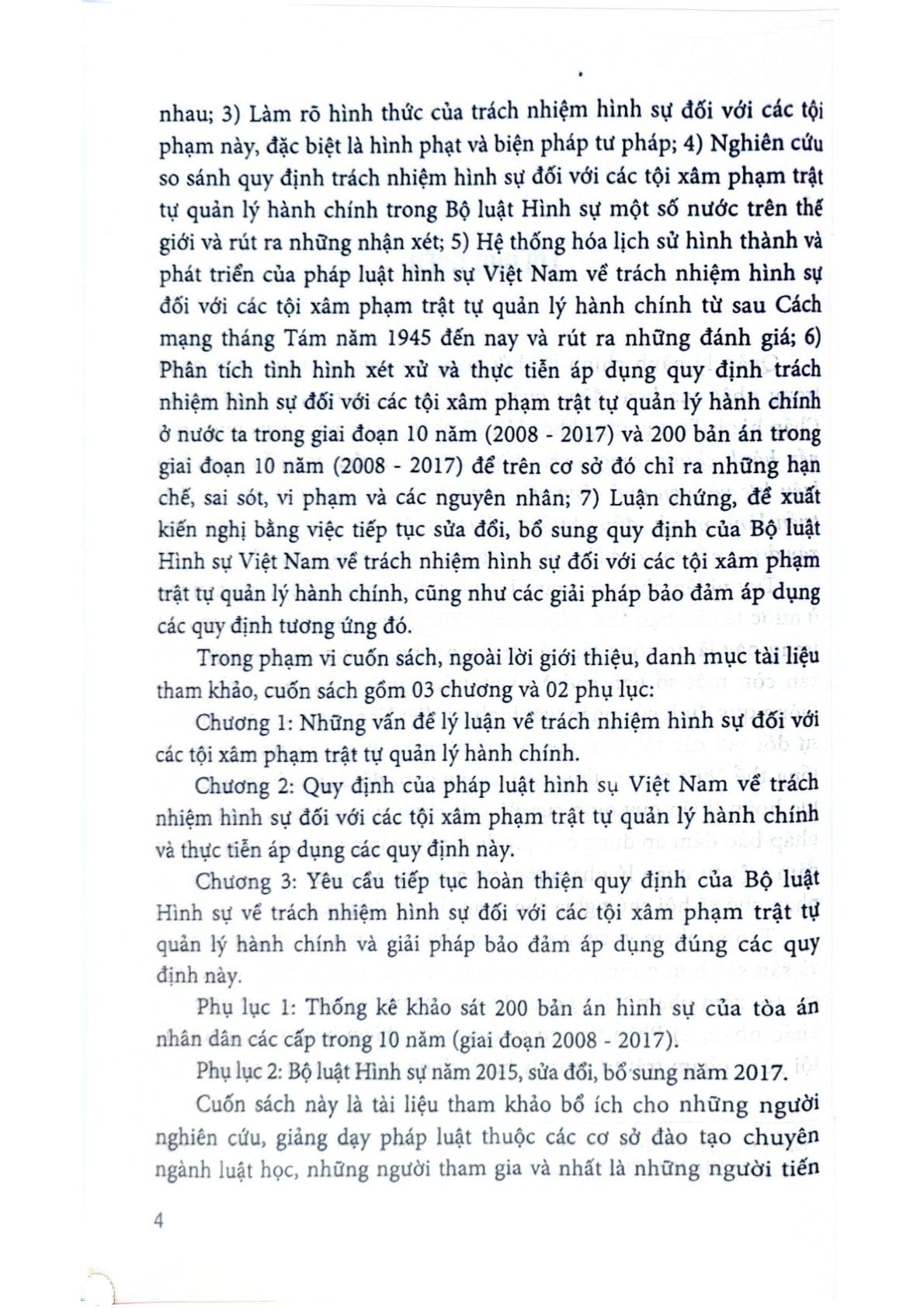Trách Nhiệm Hình Sự Đối Với Các Tội Xâm Phạm Trật Tự Quản Lý Hành Chính (Theo BL Hình Sự Năm 2015, Sửa Đổi Bổ Sung Năm 2017) - Sách Chuyên Khảo  - TS. Nguyễn Kim Chi - TS. Đỗ Đức Hồng Hà