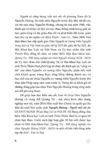  Nguyễn Hoàng - Người Mở Cõi (Xuất Bản Lần Thứ Ba) - GS.VSTT.NGND. Phan Huy Lê - PGS.TS Đỗ Bang (đồng chủ biên) (XB 2024) 