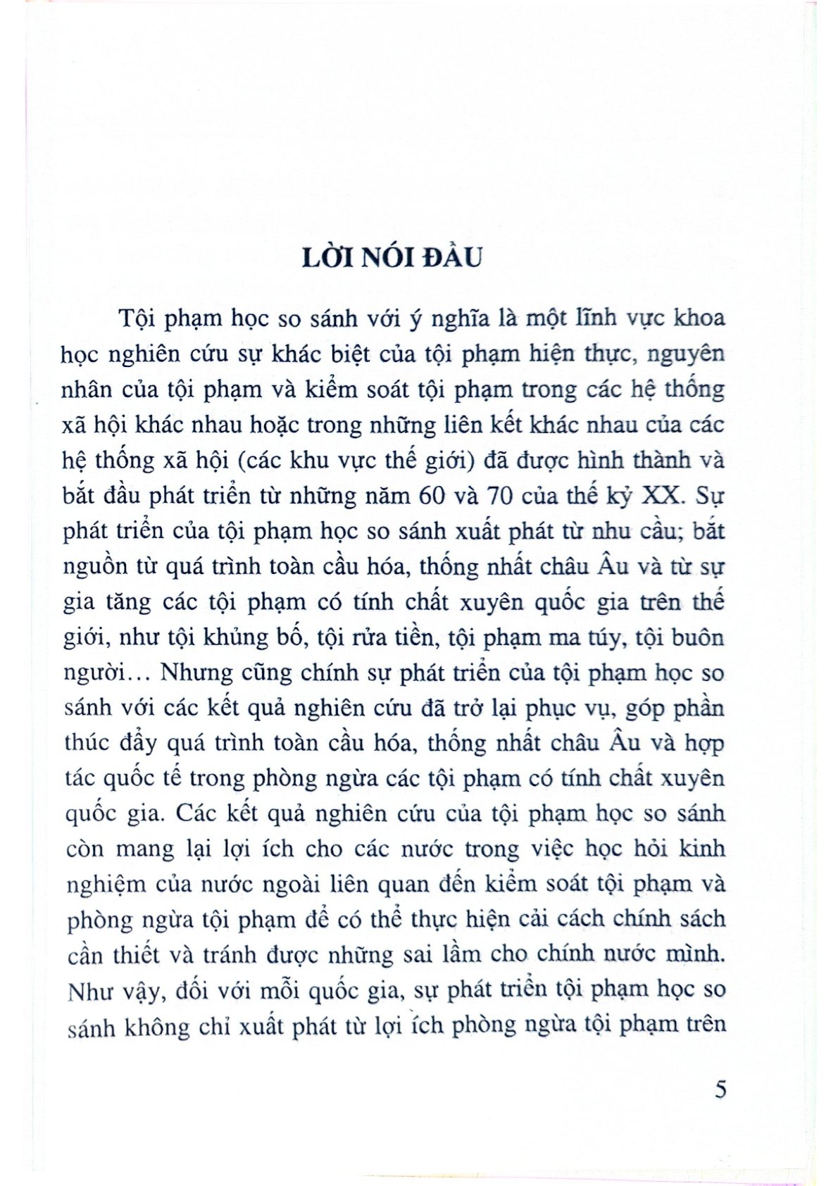 Tội Phạm Học So Sánh - Lý Luận Và Thực Tiễn - PGS.TS Lê Thị Sơn
