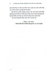 Tư Tưởng Hồ Chí Minh Về Kiểm Soát Quyền Lực Nhà Nước Và Sự Vận Dụng Trong Tình Hình Hiện Nay (Sách Chuyên Khảo) - TS Trịnh Quốc Việt (XB 2024)