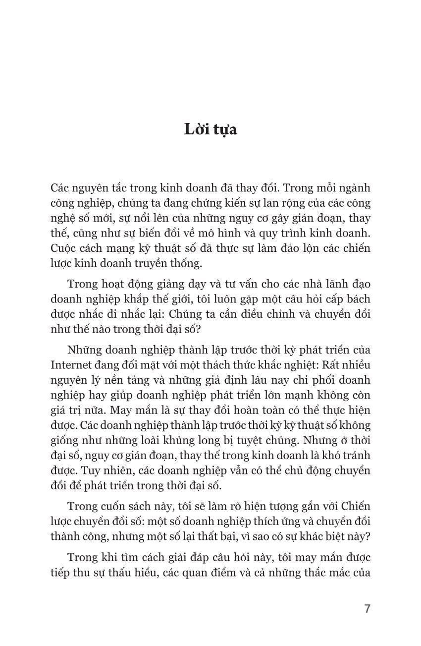 Chiến Lược Chuyển Đổi Số - Digital Transformation Play Book - David L. Rogers