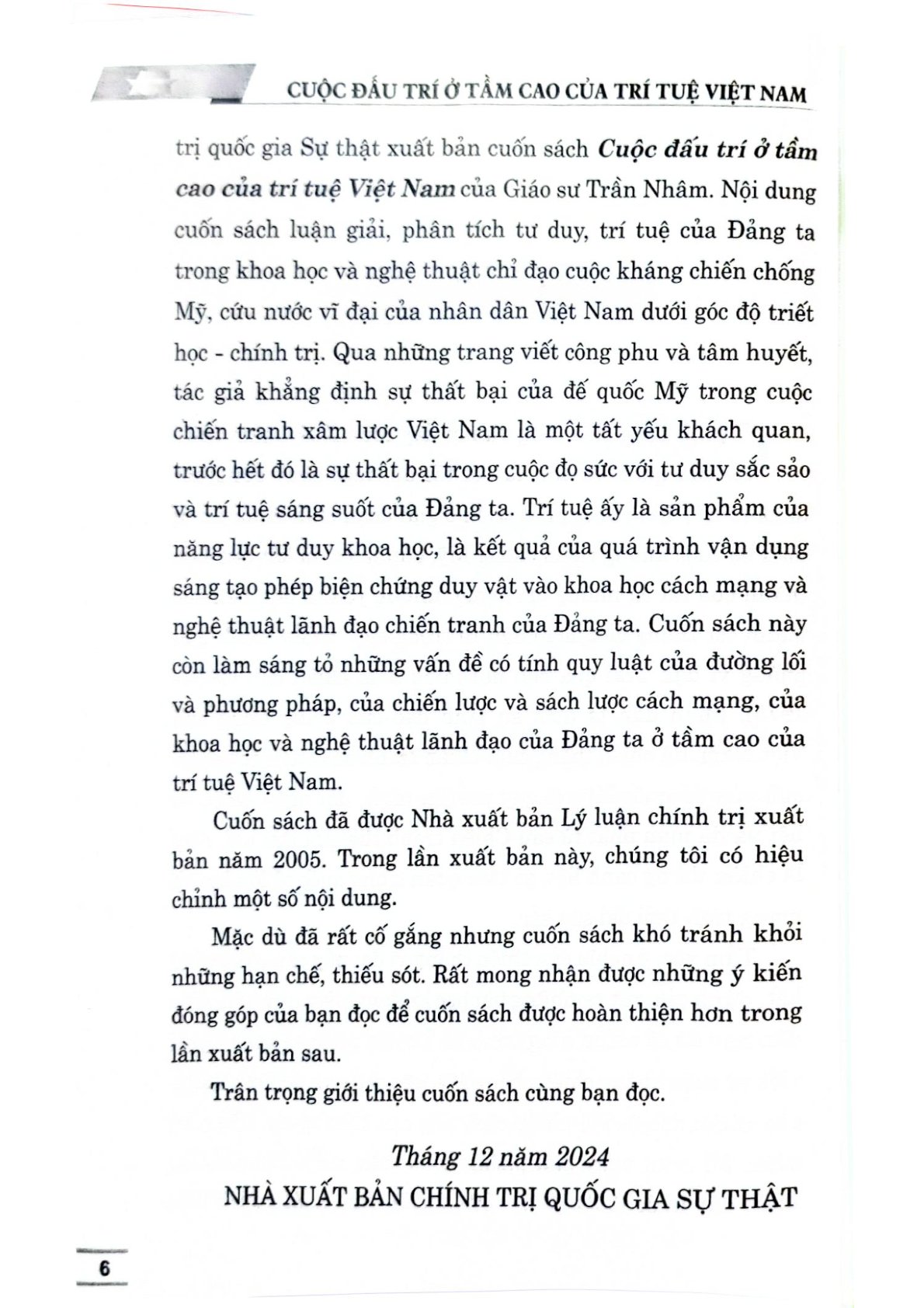 Cuộc Đấu Trí Ở Tầm Cao Của Trí Tuệ Việt Nam - Giáo sư Trần Nhâm (CTQG)