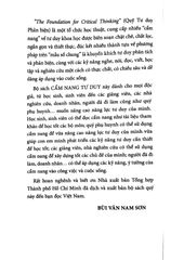 Cẩm Nang Tư Duy Kĩ Thuật - Richard Paul , Robert Niewoehner Linda ellder