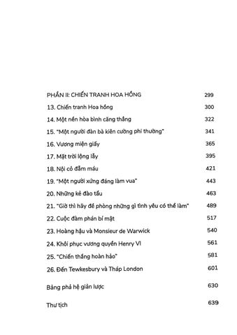  Chiến Tranh Hoa Hồng Giữa Lancaster Và York - Cuộc Chiến Vương Quyền Anh Quốc -  Alison Weir 