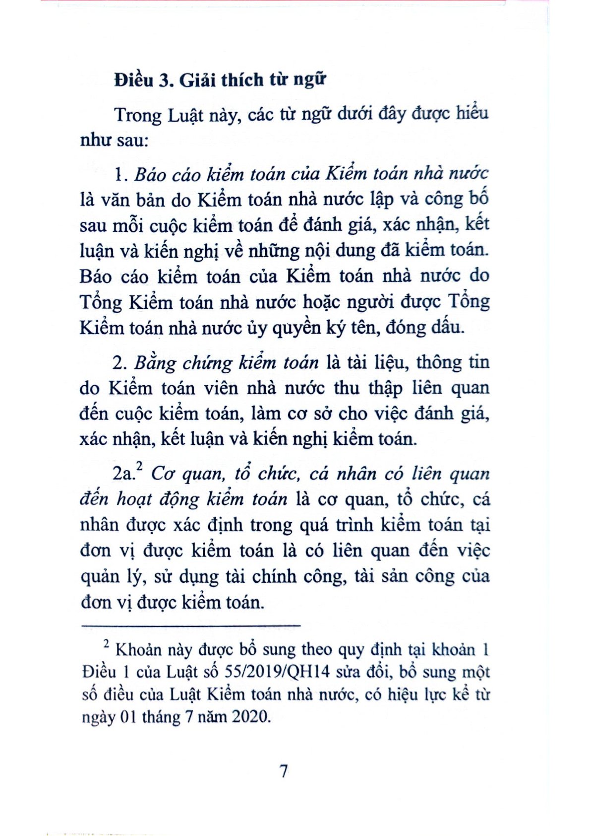 Luật Kiểm Toán Nhà Nước (Sửa Đổi, Bổ Sung Năm 2019) - Quốc hội