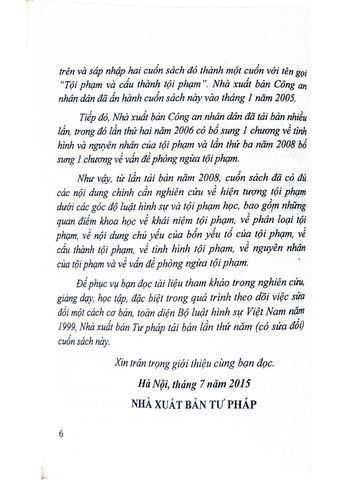  Tội Phạm Và Cấu Thành Tội Phạm  - GS.TS Nguyễn Ngọc Hòa 