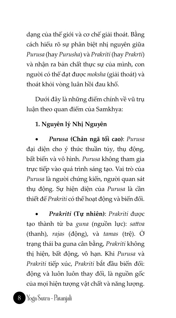 Yoga Sutra (Dịch Từ Tiếng Phạn) - Patanjali