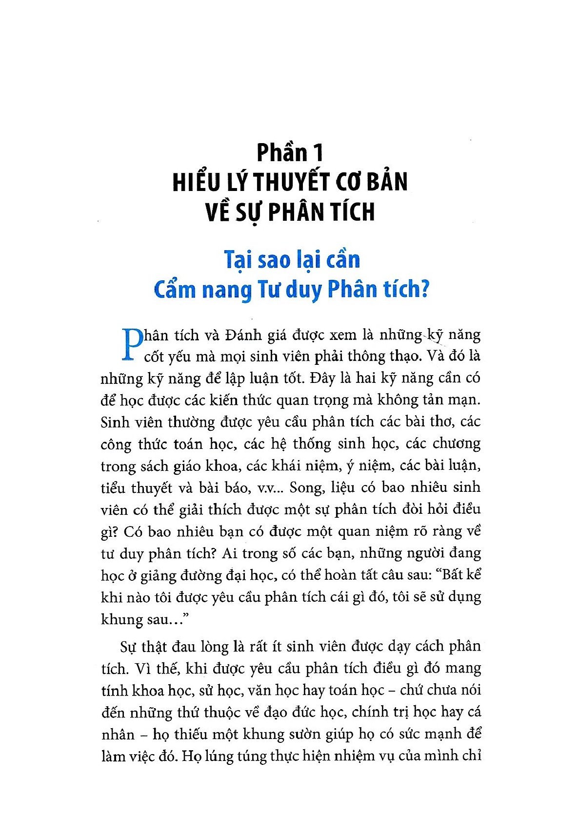 Cẩm Nang Tư Duy Phân Tích  - Richard Paul, Linda Elder