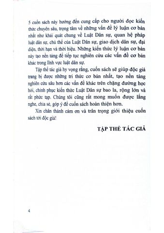  Nhập Môn Luật Dân Sự - Sách Chuyên Khảo  - PGS.TS Phùng Trung Tập
 - TS. Kiều Thị Thùy Linh 