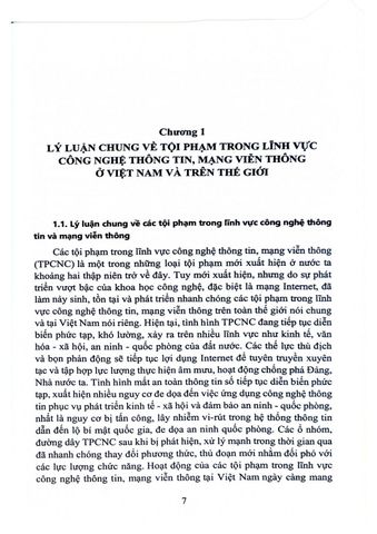  Phòng, Chống Tội Phạm Trong Lĩnh Vực Công Nghệ Cao  - PGS.TS.Trần Quang Hiển -TS. Đỗ Đức Hồng Hà 