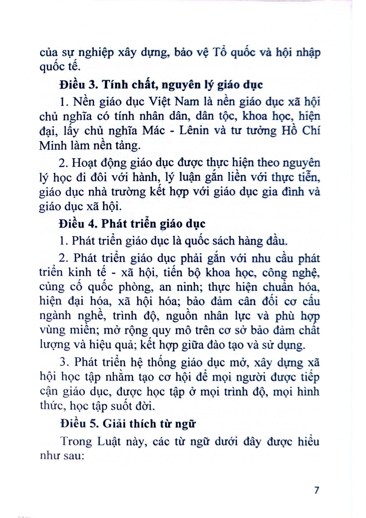 Luật Giáo Dục - Quốc hội