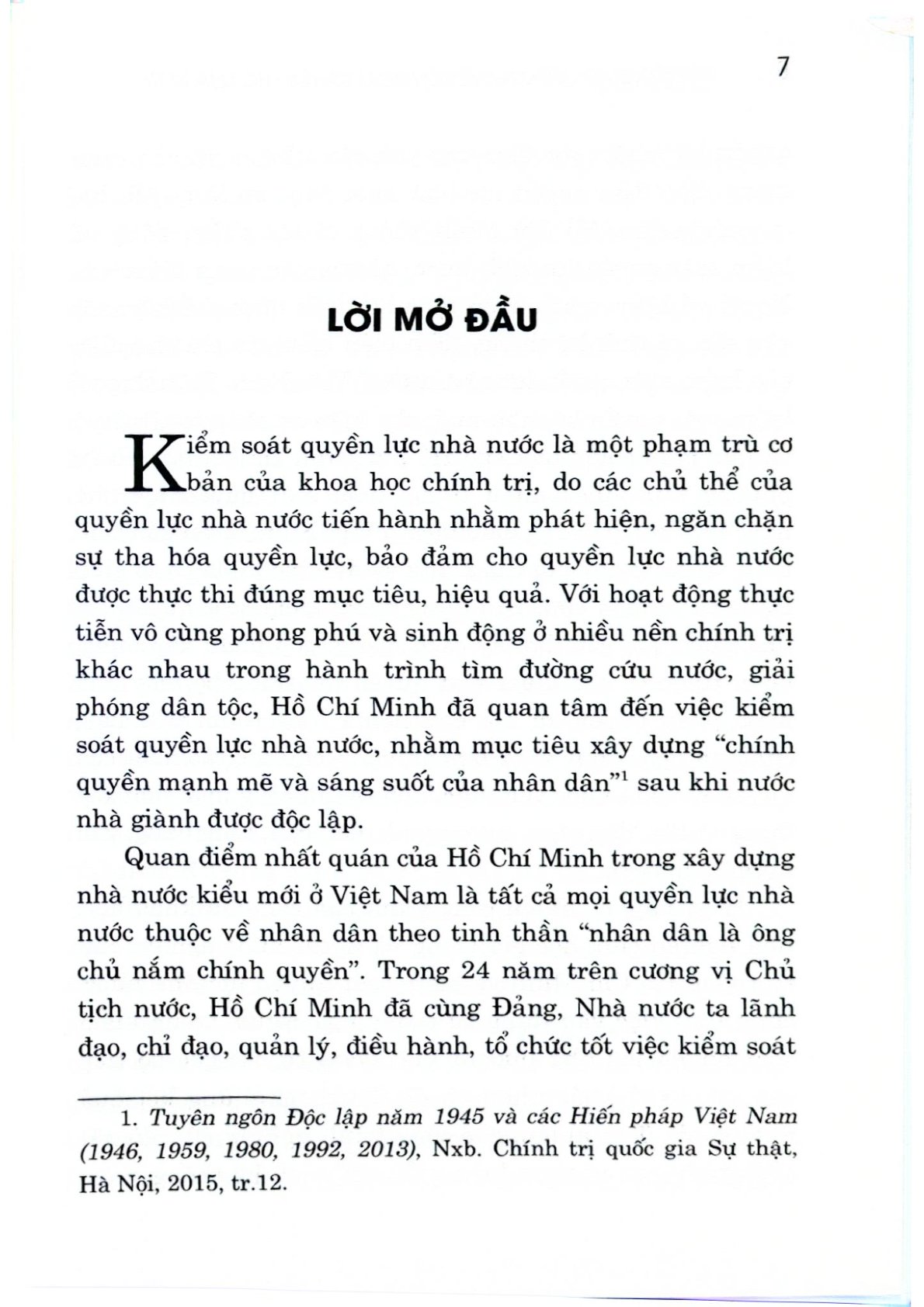 Tư Tưởng Hồ Chí Minh Về Kiểm Soát Quyền Lực Nhà Nước Và Sự Vận Dụng Trong Tình Hình Hiện Nay (Sách Chuyên Khảo) - TS Trịnh Quốc Việt (XB 2024)