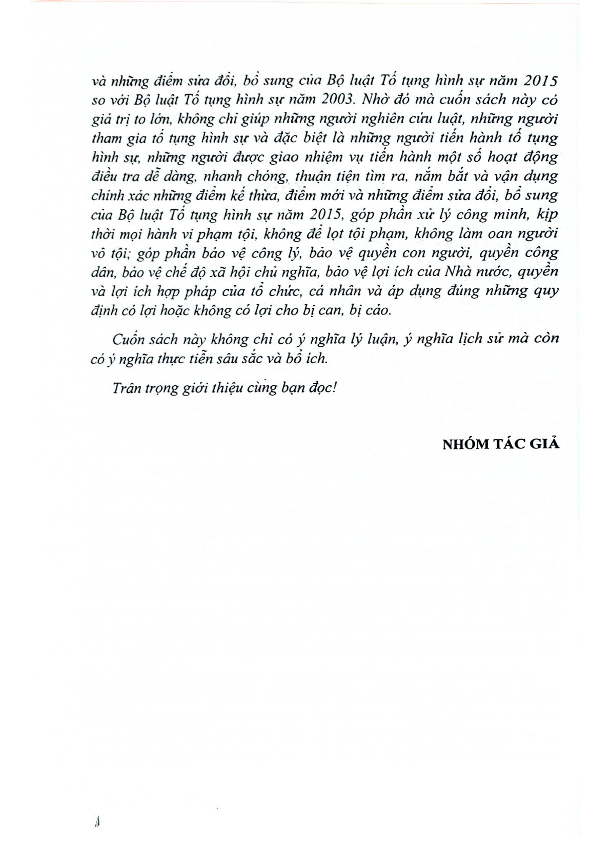 So Sánh Bộ Luật Tố Tụng Hình Sự 2003 Và 2015  - TS.Đỗ Đức Hồng Hà  ( Chủ biên)