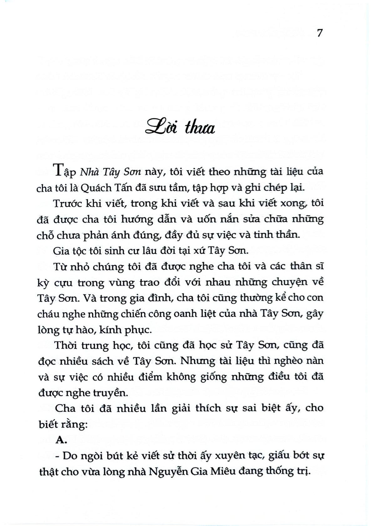 Nhà Tây Sơn - Quách Tấn, Quách Giao (CTQG)