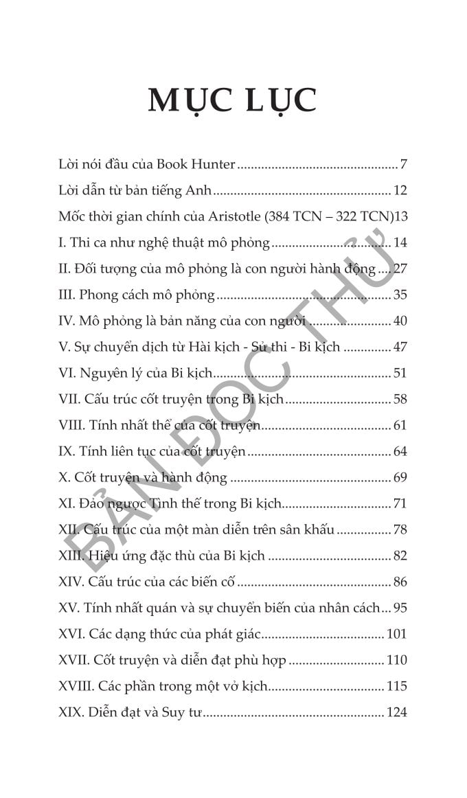 Thi Ca Luận - Tác Phẩm Triết Học Kinh Điển - Aristotle