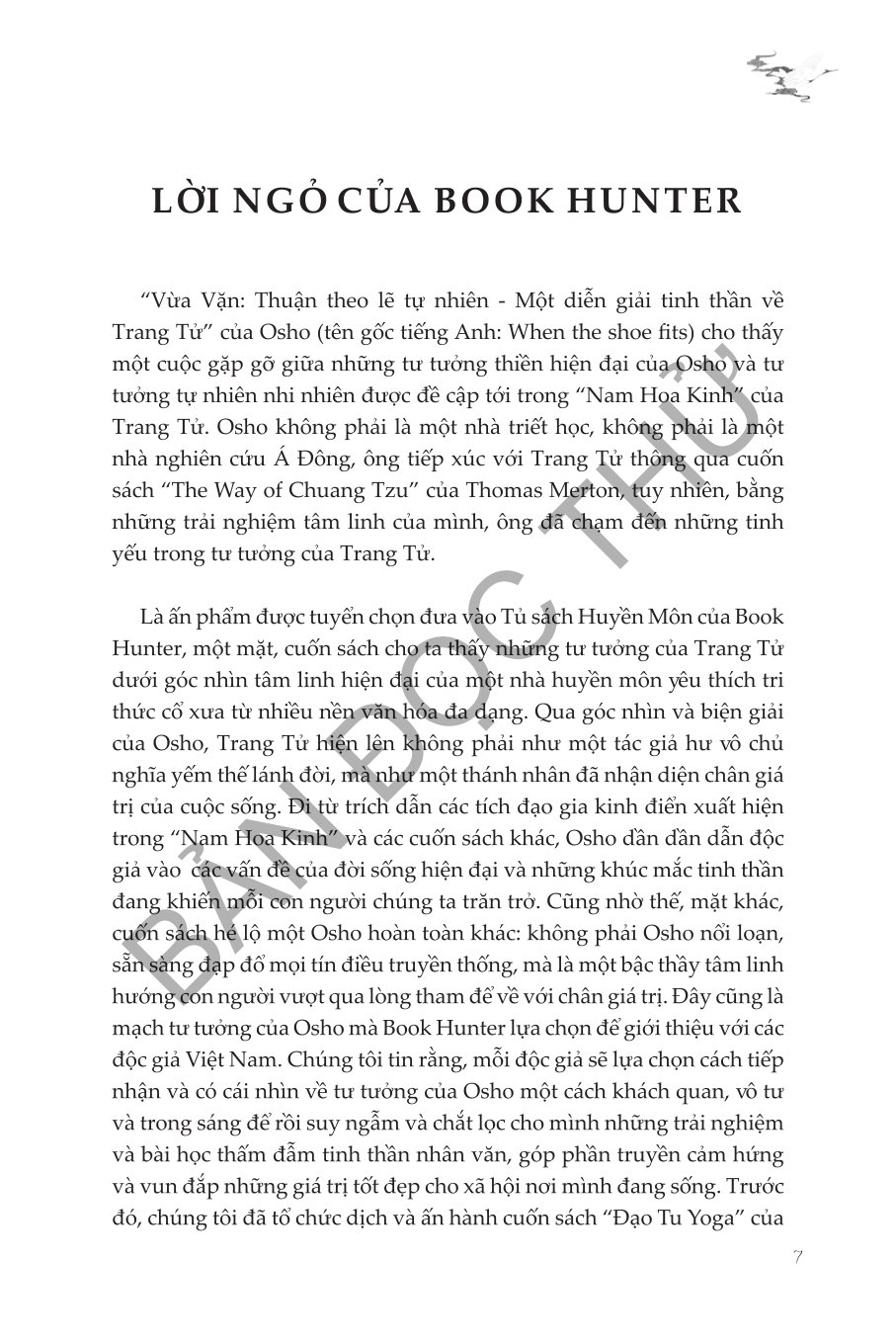 Vừa Vặn - Thuận Theo Lẽ Tự Nhiên - Một Diễn Giải Tinh Thần Về Trang Tử - Osho