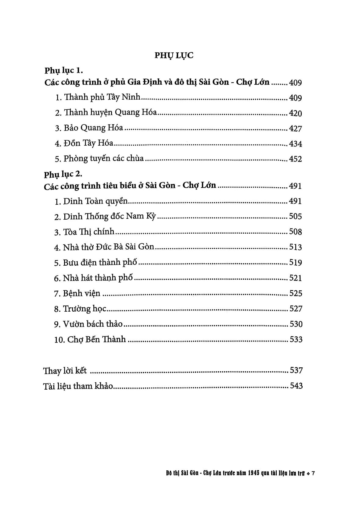 Đô Thị Sài Gòn Chợ Lớn Trước Năm 1945 Qua Tài Liệu Lưu Trữ - Nhiều Tác Giả