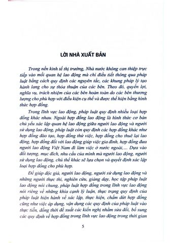  Hợp Đồng Trong Lĩnh Vực Lao Động (Sách Chuyên Khảo) - PGS.TS.Trần Thị Thúy Lâm
TS. Đỗ Thị Dung 