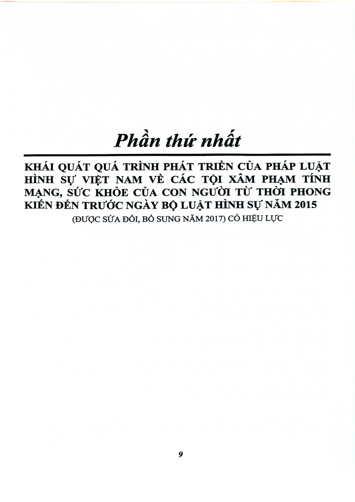 Pháp Luật Hình Sự Việt Nam Về Các Tội Xâm Phạm Tính Mạng, Sức Khỏe Của Con Người - TS.Đỗ Đức Hồng Hà (Chủ Biên)