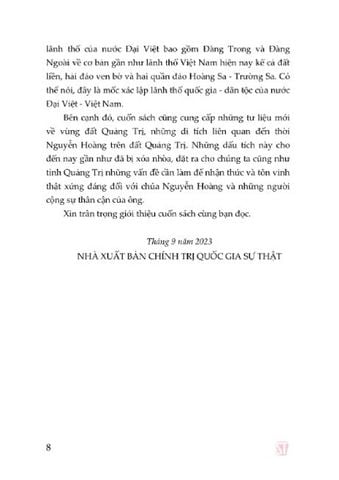 Nguyễn Hoàng - Người Mở Cõi (Xuất Bản Lần Thứ Ba) - GS.VSTT.NGND. Phan Huy Lê - PGS.TS Đỗ Bang (đồng chủ biên) (XB 2024) 