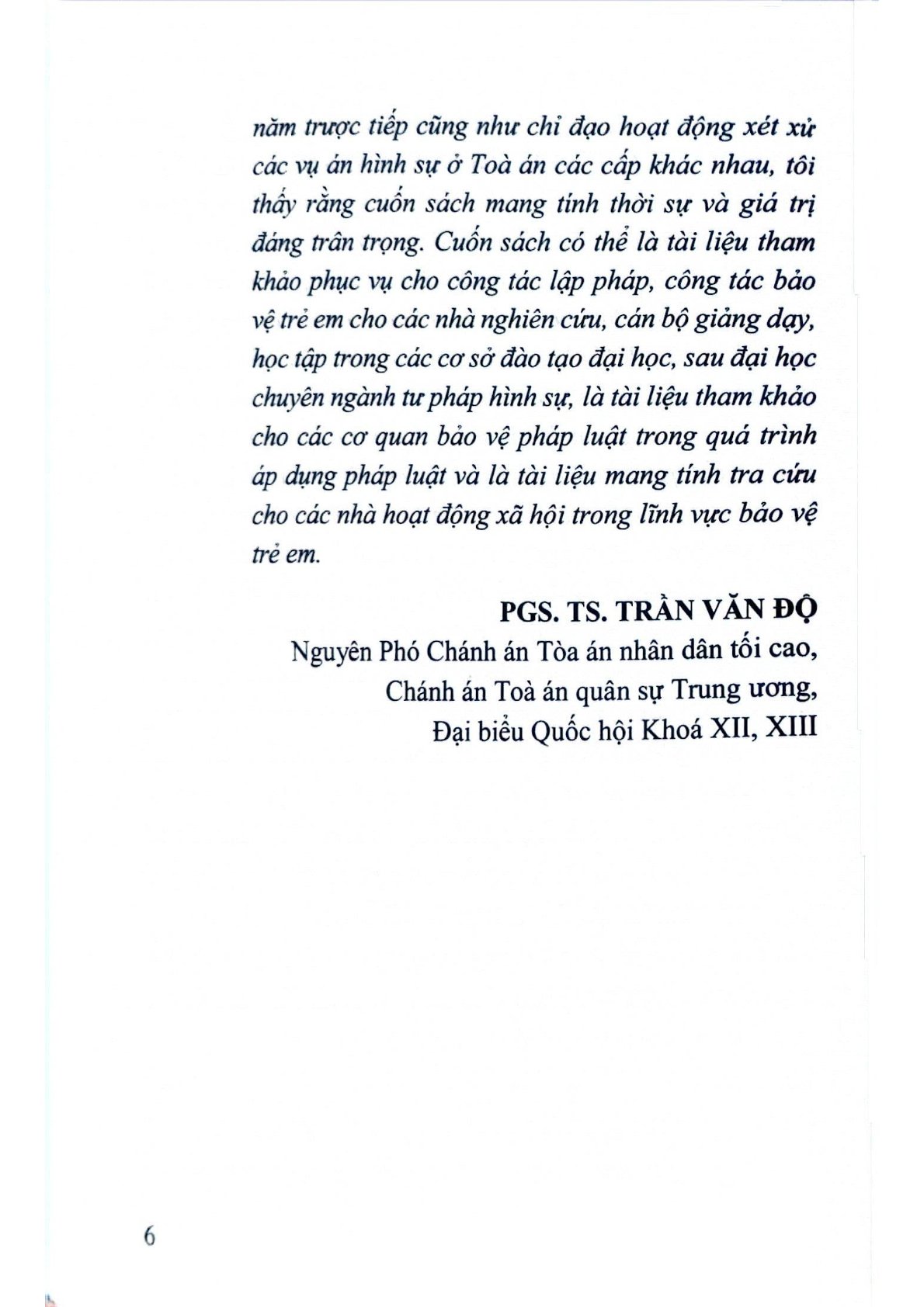 Bảo Vệ Quyền Con Người Của Trẻ Em Bằng Pháp Luật Hình Sự Việt Nam  - TS. Vũ Thị Phượng