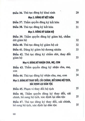 Luật Hộ Tịch  - Quốc hội 