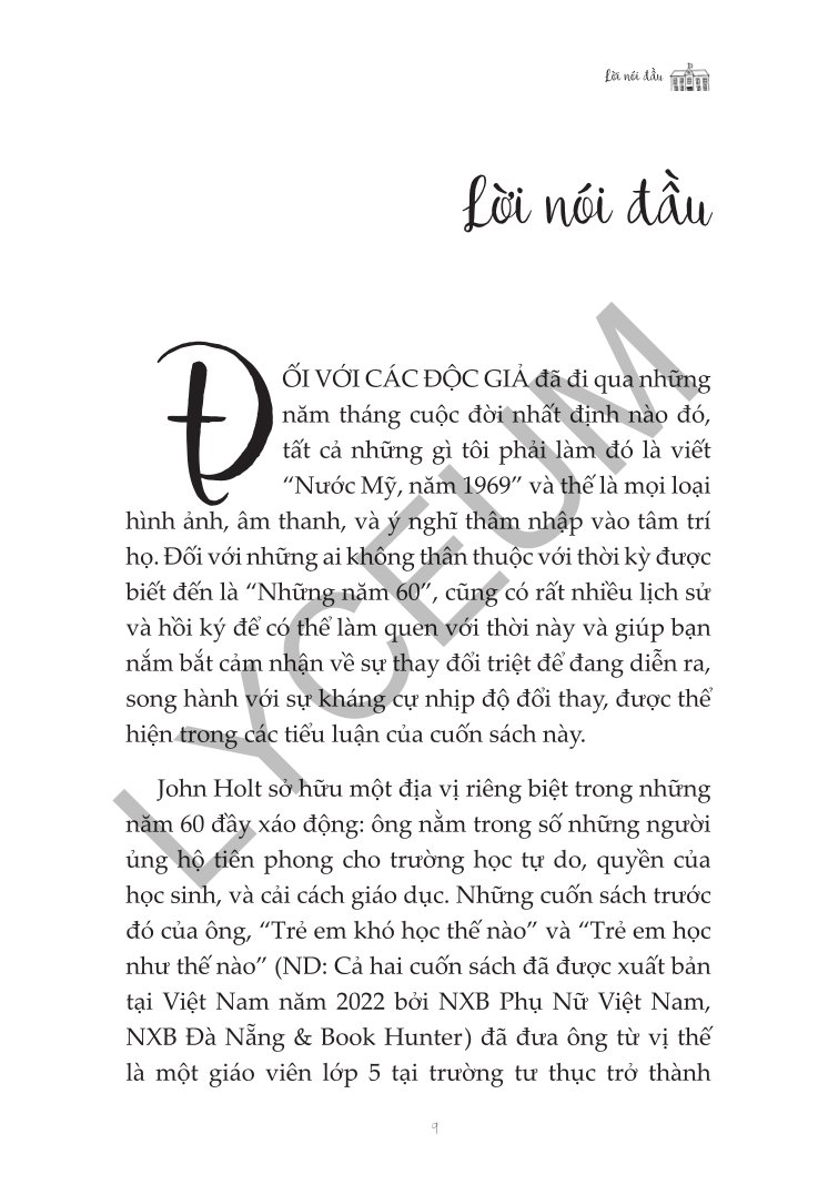 Trường Học Kém Thành Tích - John Holt