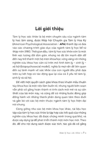  Tâm Lý Học Sức Khỏe - TS Phạm Toàn 