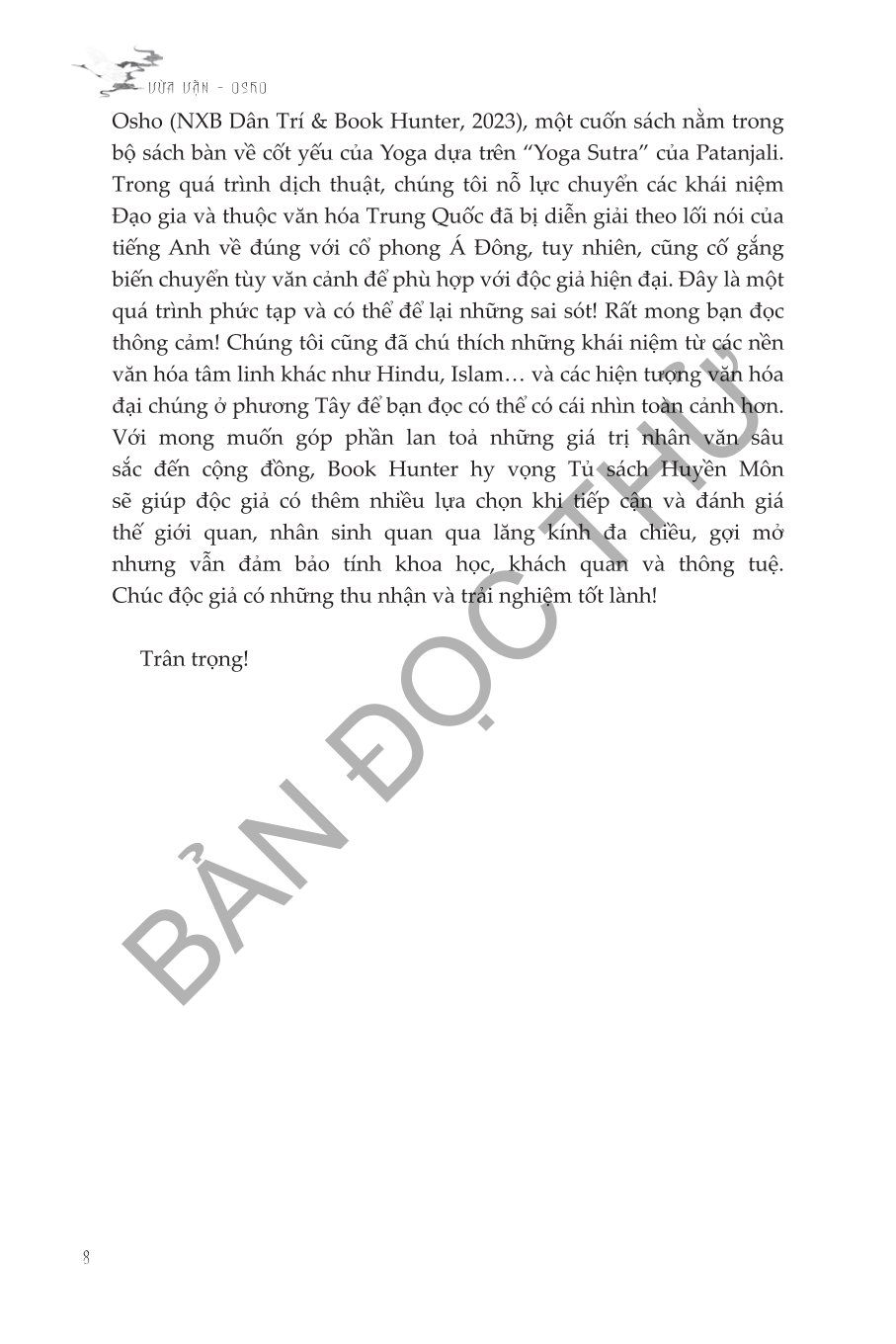 Vừa Vặn - Thuận Theo Lẽ Tự Nhiên - Một Diễn Giải Tinh Thần Về Trang Tử - Osho