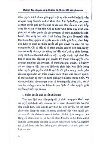  Quy Trình, Kỹ Năng Tiếp Công Dân, Xử Lý Đơn Và Giải Quyết Khiếu Nại, Tố Cáo Kèm Theo Luật, Các Văn Bản Hướng Dẫn Thi Hành Và Biểu Mẫu  - TS. Đinh Văn Minh 