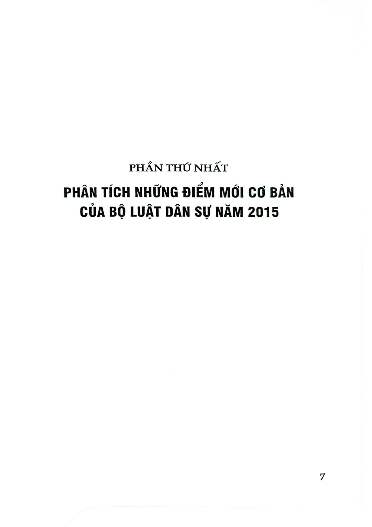 Bộ Luật Dân Sự Năm 2005 Và 2015 Phân Tích – Đối Chiếu - Trương Hồng Quang, Nguyễn Bích Loan (CTQG)