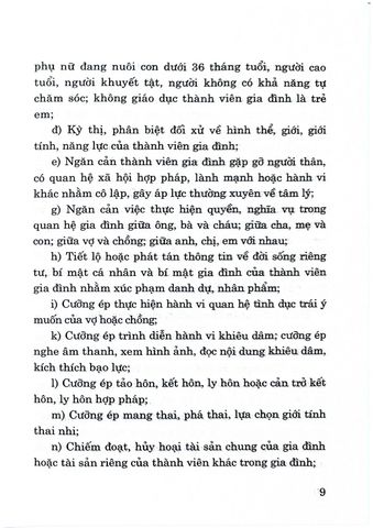  Luật Phòng, Chống Bạo Lực Gia Đình Năm 2022 - Quốc hội (Chính Trị QG) (XB 2024) 