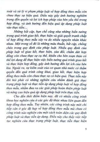  Pháp Luật Về Hợp Đồng Theo Mẫu Theo Quy Định Của Pháp Luật Hiện Hành  - TS. Trần Ngọc Hiệp 