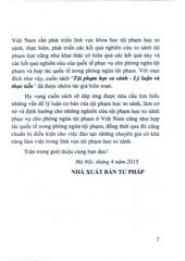Tội Phạm Học So Sánh - Lý Luận Và Thực Tiễn - PGS.TS Lê Thị Sơn