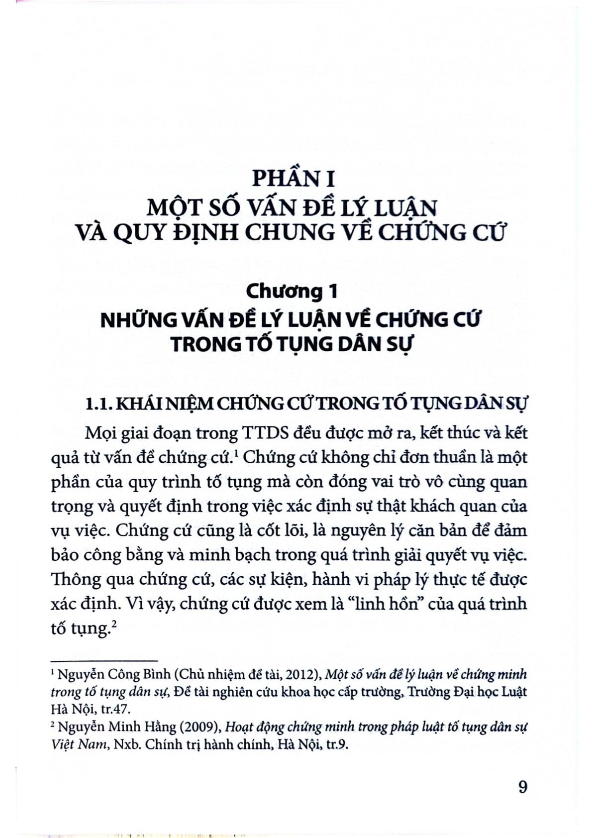 Chứng Cứ Trong Tố Tụng Dân Sự Việt Nam (Sách Chuyên Khảo)  - TS.Nguyễn Thị Thúy Hằng