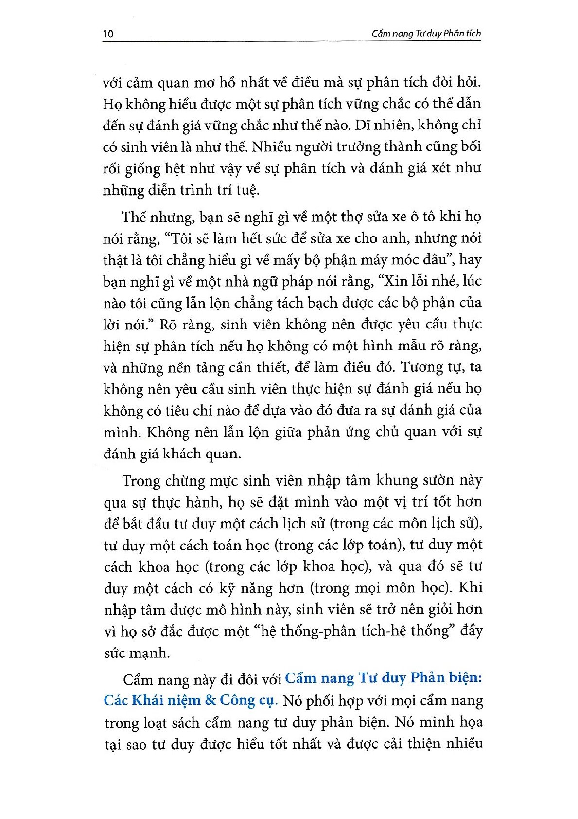 Cẩm Nang Tư Duy Phân Tích  - Richard Paul, Linda Elder