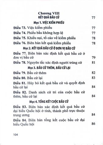  Luật Bầu Cử Đại Biểu Quốc Hội Và Đại Biểu Hội Đồng Nhân Dân  - Quốc hội 