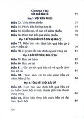 Luật Bầu Cử Đại Biểu Quốc Hội Và Đại Biểu Hội Đồng Nhân Dân  - Quốc hội