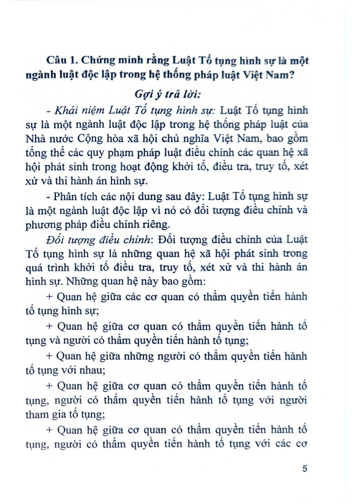 Hỏi Đáp Luật Tố Tụng Hình Sự Năm 2015  - TS. Phạm Thị Thoa 
(Chủ biên)