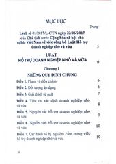 Luật Hỗ Trợ Doanh Nghiệp Nhỏ Và Vừa (Có Hiệu Lực Thi Hành Từ Ngày 01/01/2018) - Quốc Hội
