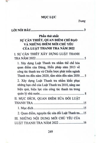  Những Điểm Mới Và Nội Dung Cơ Bản Của Luật Thanh Tra Năm 2022  - Thanh tra Chính phủ 