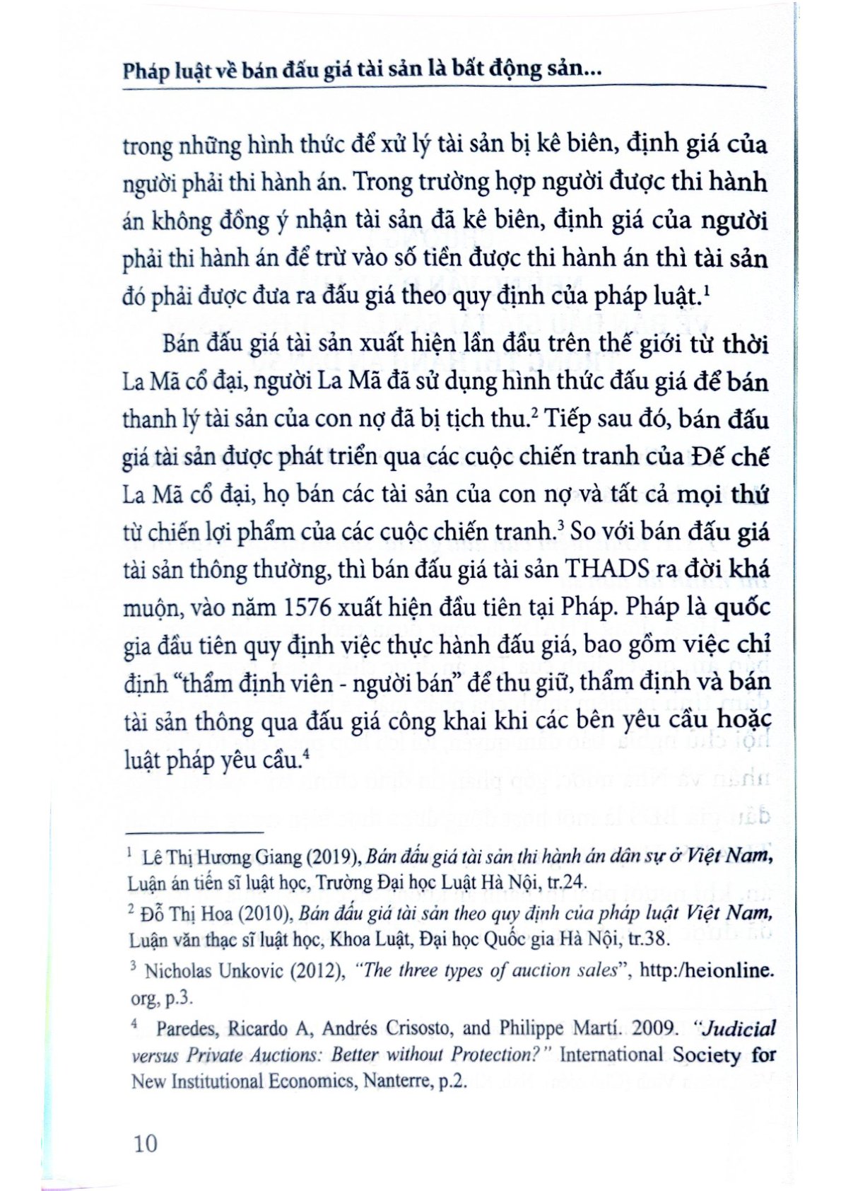 Pháp Luật Về Bán Đấu Giá Tài Sản Là Bất Động Sản Trong Thi Hành Án Dân Sự Ở Việt Nam  - PGS.TS.Trần Đức Lương - TS. Nguyễn Thị Thúy Hằng