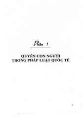 Quyền Con Người Trong Pháp Luật Quốc Tế Và Pháp Luật Việt Nam - PGS.TS.Nguyễn Thị Kim Ngân-TS.GVC.Chu Mạnh Hùng