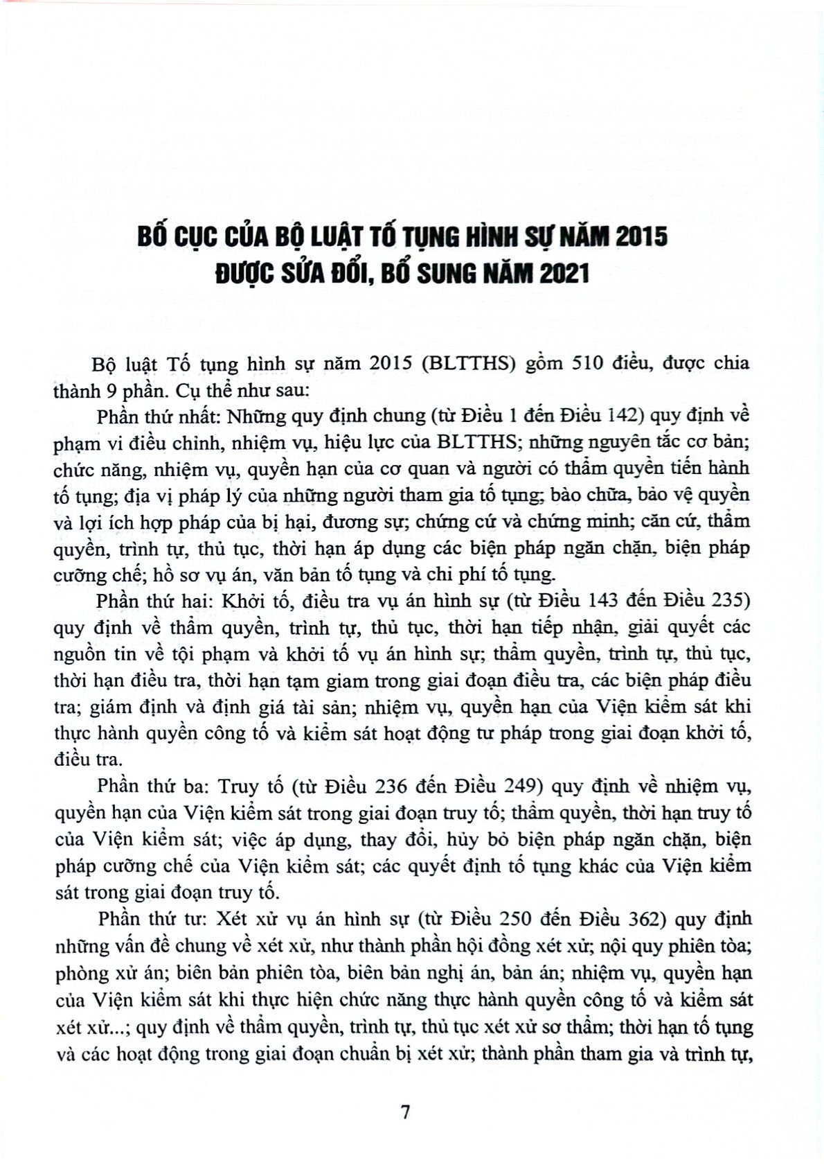 Bình Luận Khoa Học Bộ Luật Tố Tụng Hình Sự Năm 2015 Được Sửa Đổi, Bổ Sung Năm 2021 ( Tái Bản Lần Thứ 2) - TS. Phạm Mạnh Hùng
( Chủ biên)