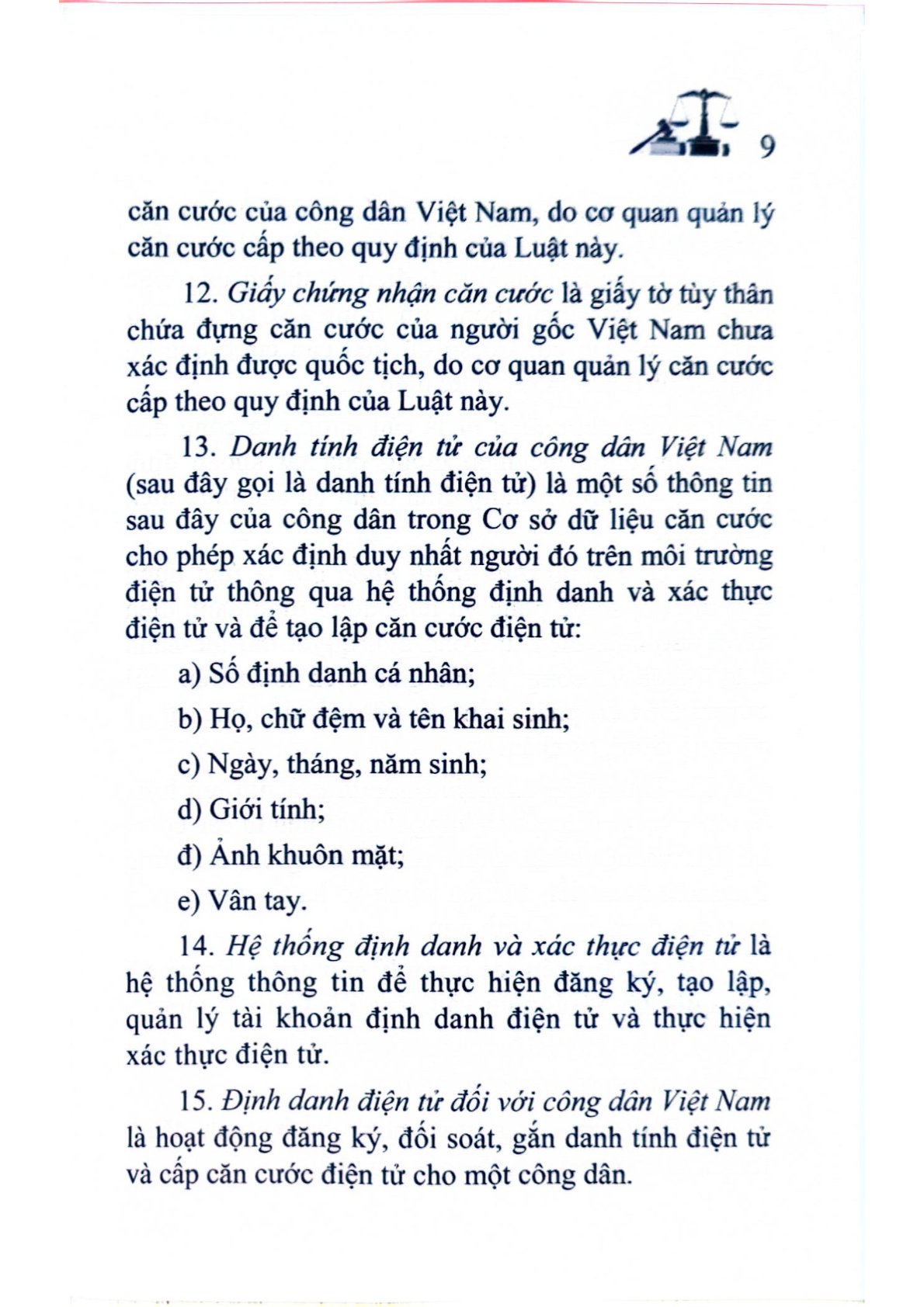 Luật Căn Cước - Quốc hội