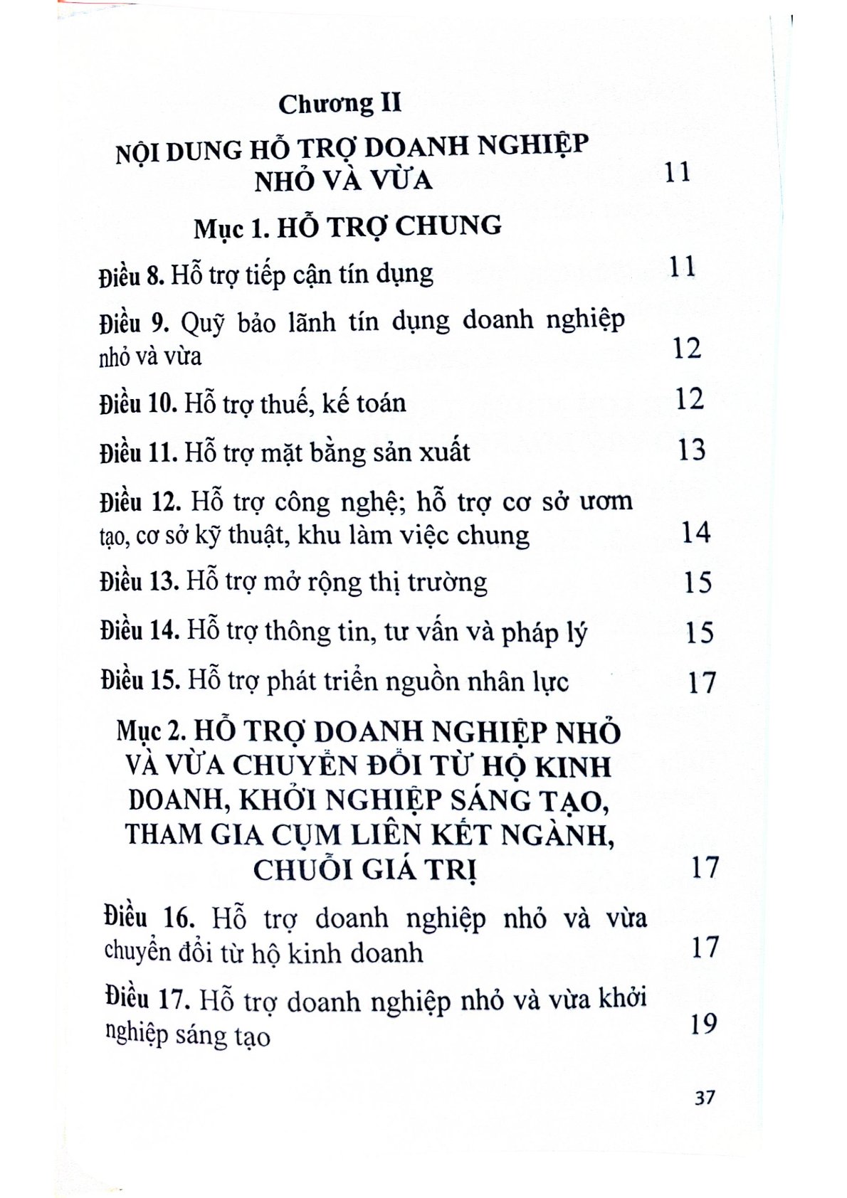 Luật Hỗ Trợ Doanh Nghiệp Nhỏ Và Vừa (Có Hiệu Lực Thi Hành Từ Ngày 01/01/2018) - Quốc Hội