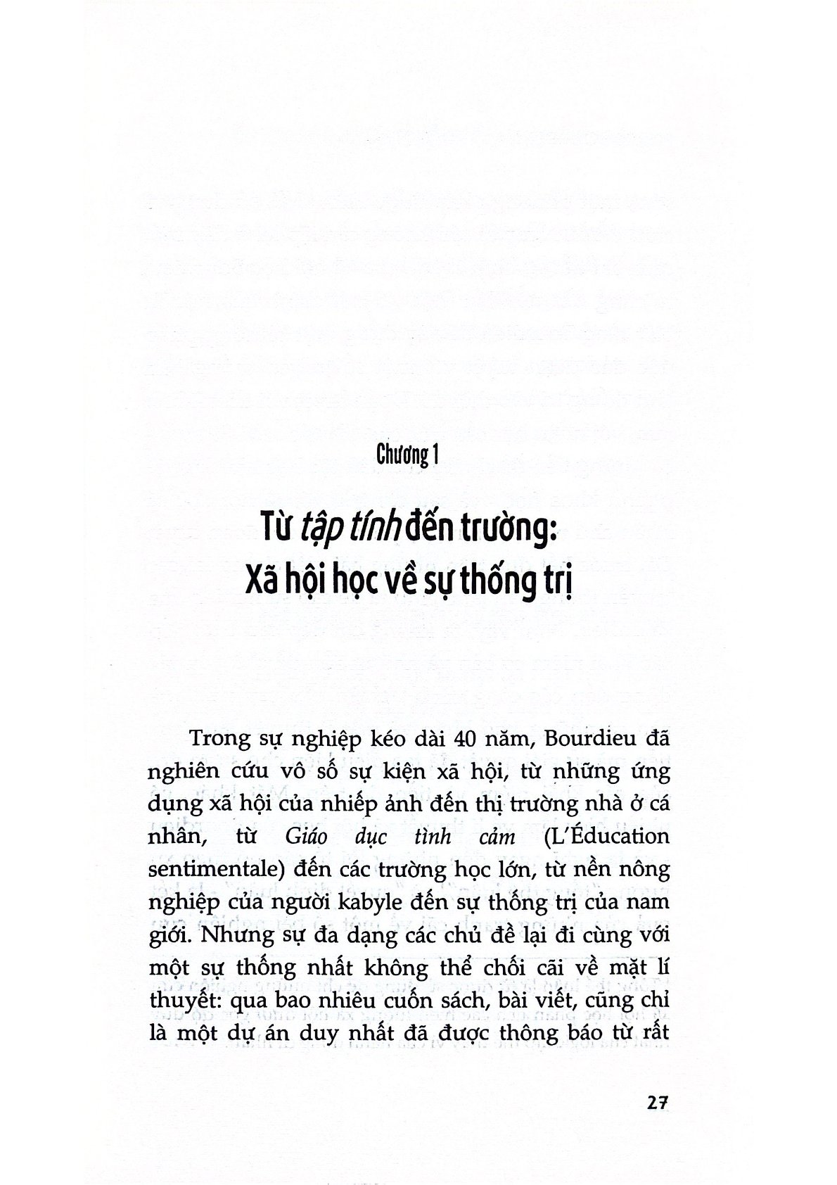 Pierre Boudier Một Dẫn Nhập - Pierre Mounier