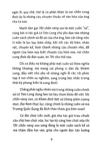  Tết Chốn Vàng Son - 
Lê Tiên Long 