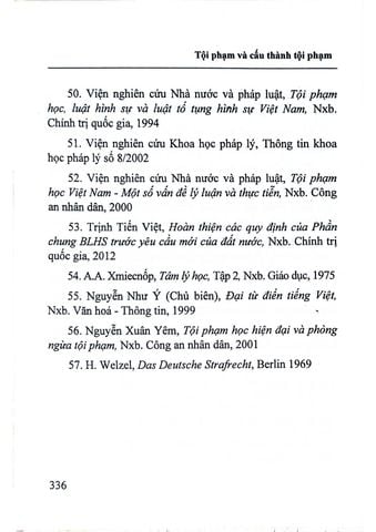  Tội Phạm Và Cấu Thành Tội Phạm  - GS.TS Nguyễn Ngọc Hòa 
